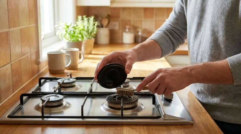 How to Fix an Orange Flame on a Gas Stove 1