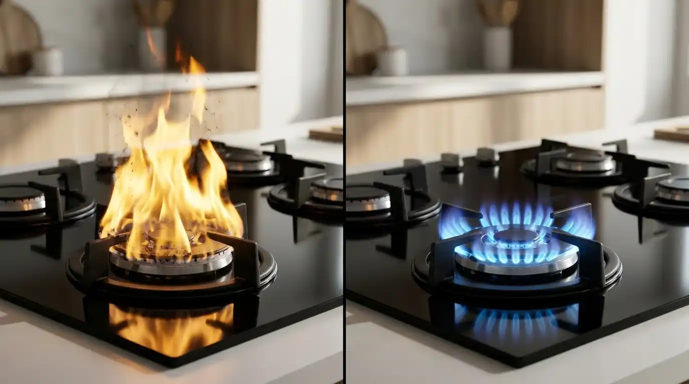 How to Fix an Orange Flame on a Gas Stove
