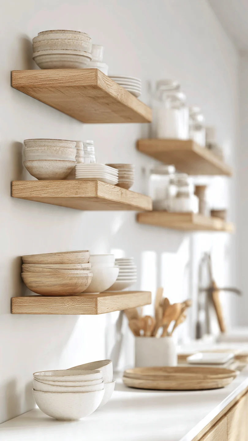 Install Open Shelving For Airy Visual Appeal