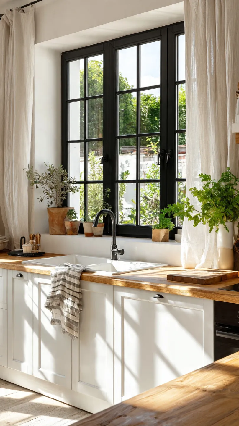 Install a Large Window Above Kitchen Sink Locations