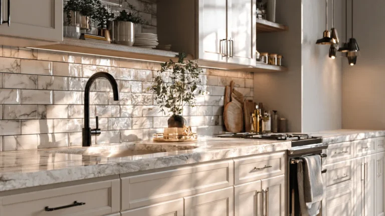 Kitchen Backsplash and Countertop Combinations