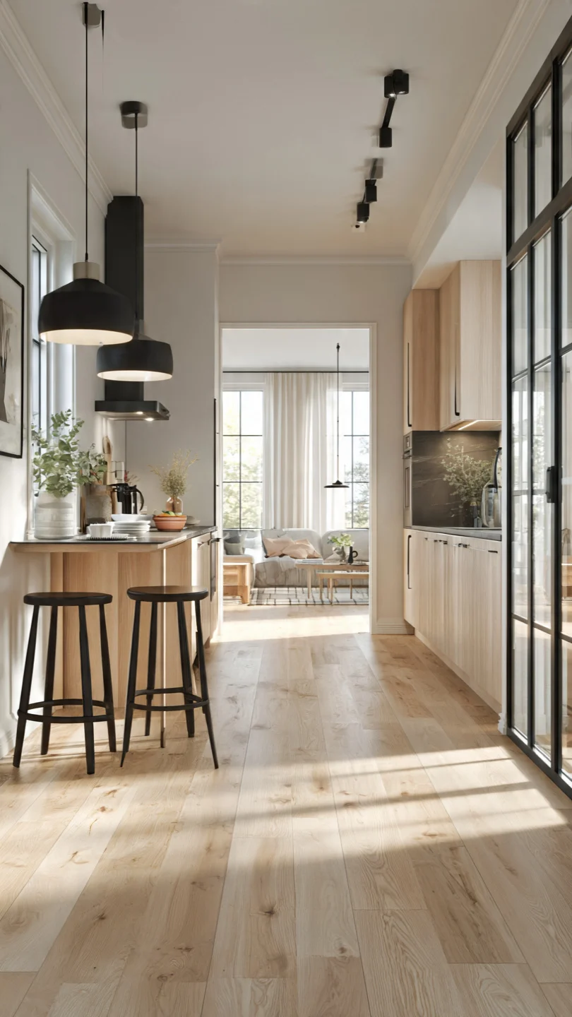 Light Wood Flooring for Natural Warmth and Continuity