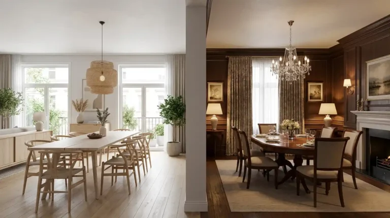 Open-Concept vs. Closed-Concept Dining Rooms
