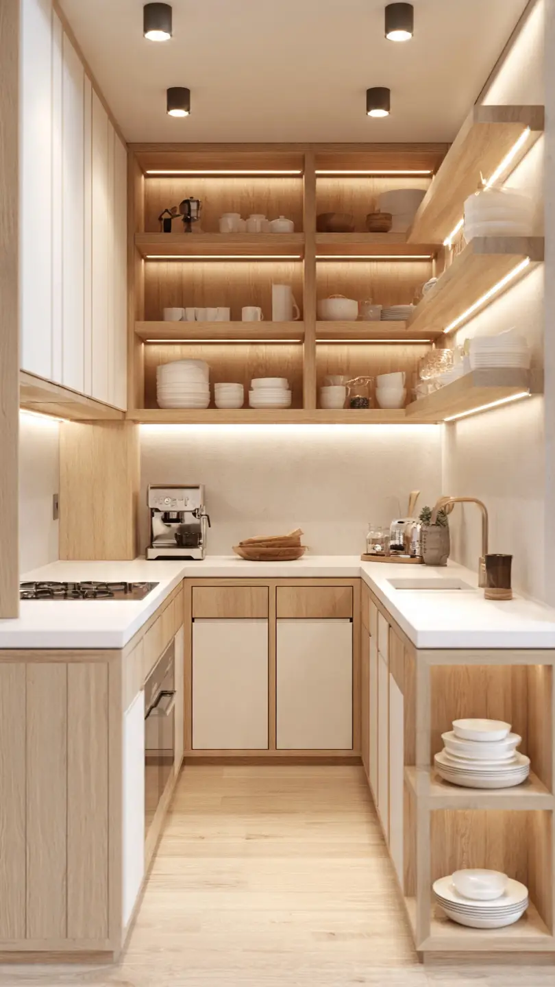 Scandinavian Basement Kitchenette No Sink Inspiration