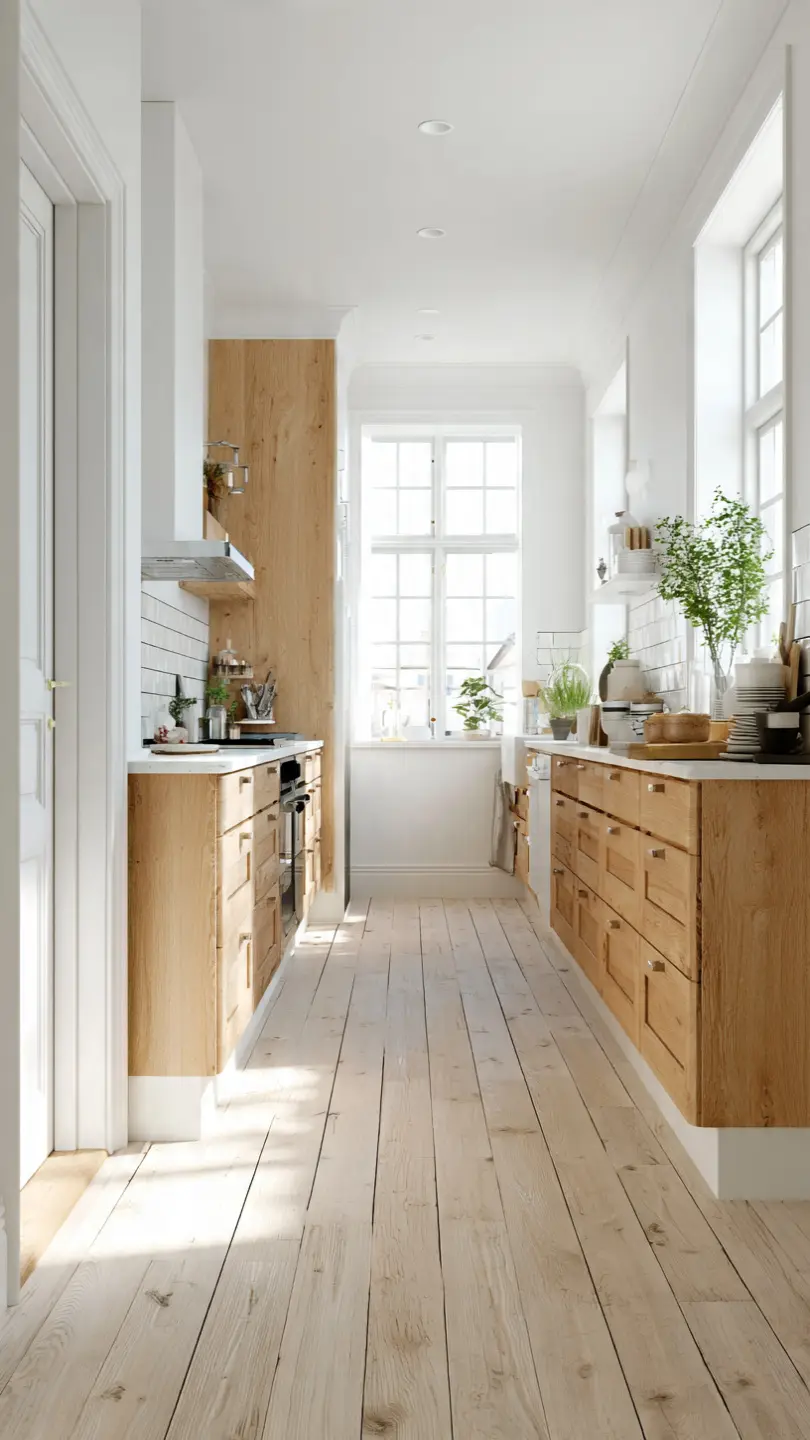 Scandinavian Kitchen Inspiration Featuring Compact Functional Layouts