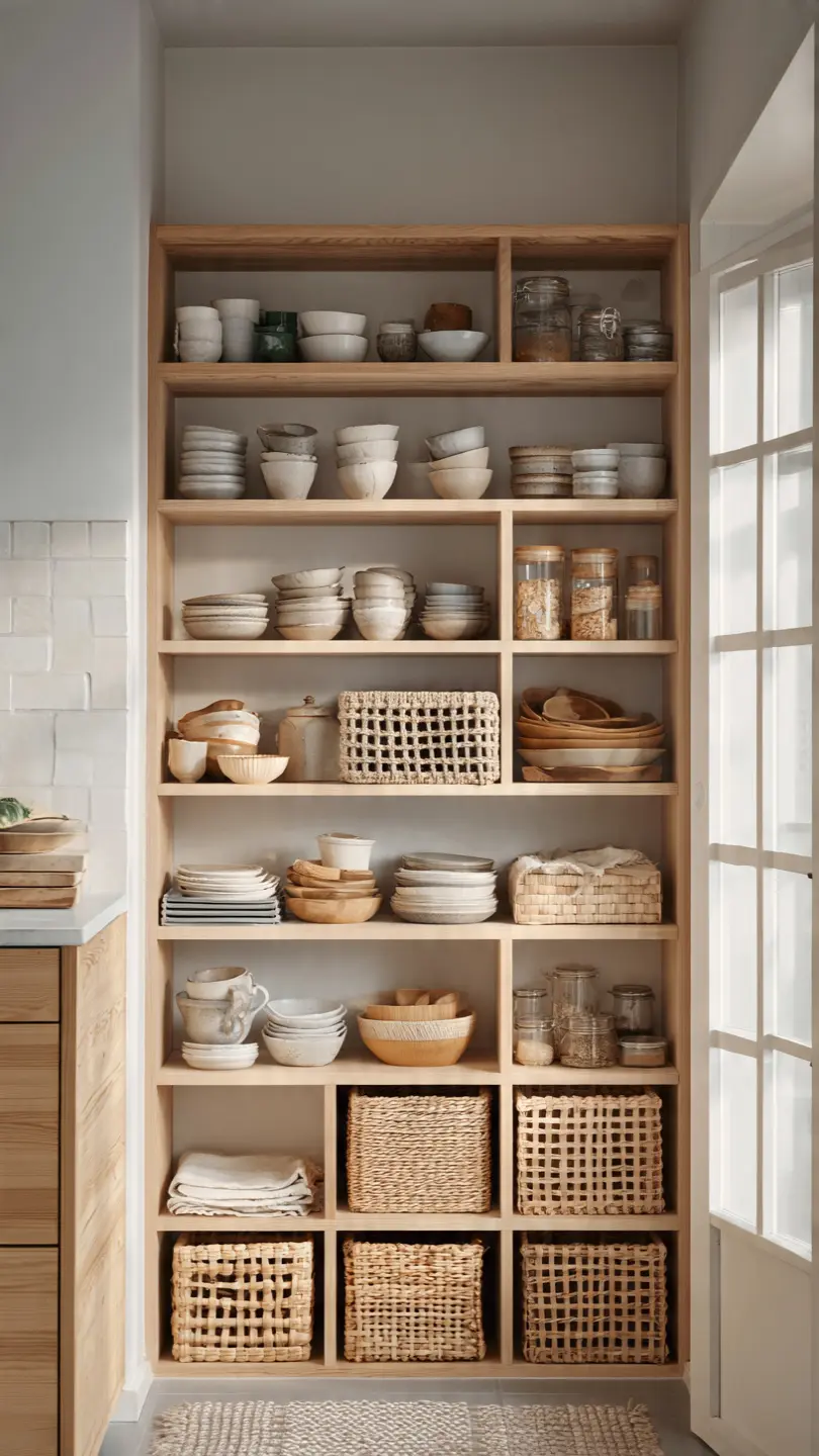 Scandinavian Kitchen Inspiration Featuring Open Shelving Displays