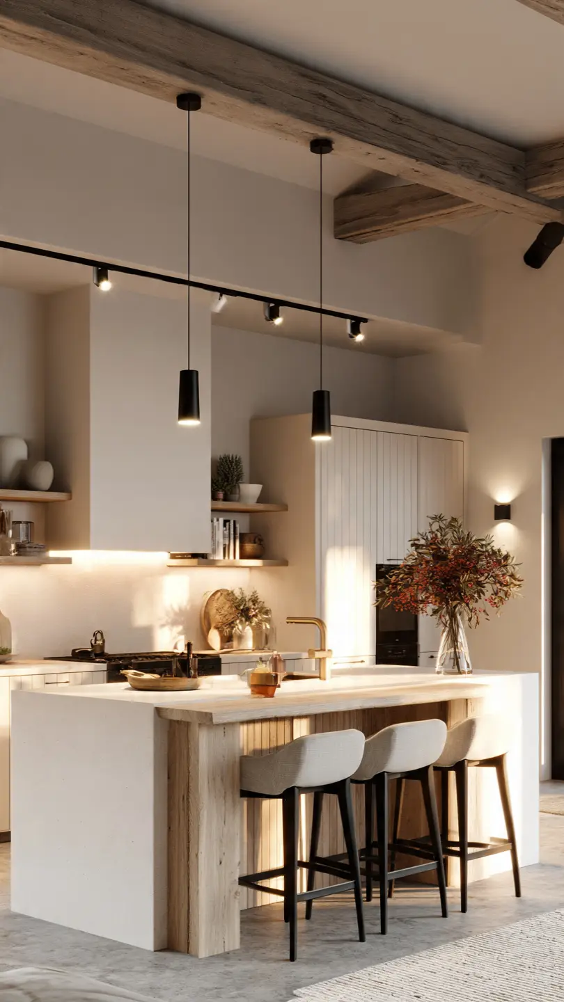 Scandinavian Kitchen Inspiration Through Minimalist Lighting Choices