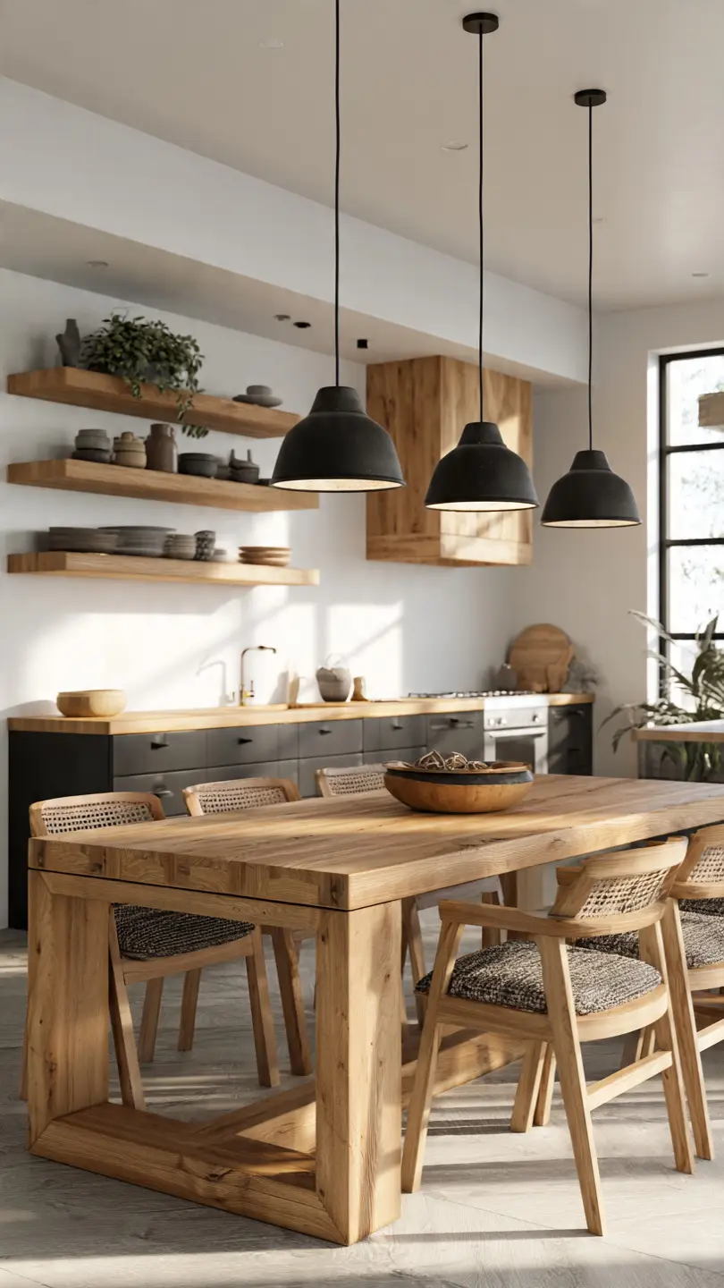 Scandinavian Kitchen Inspiration Using Natural Wood Textures