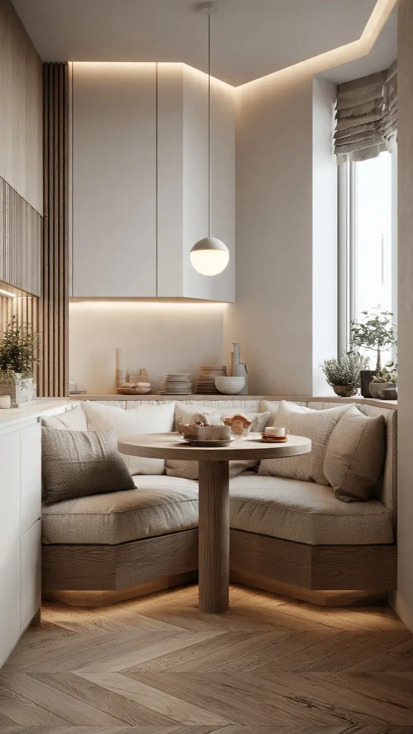Scandinavian Kitchen Inspiration With Cozy Breakfast Corners