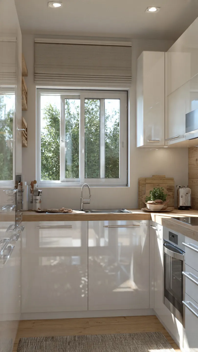 Sliding Kitchen Window Design for Space-Saving Efficiency