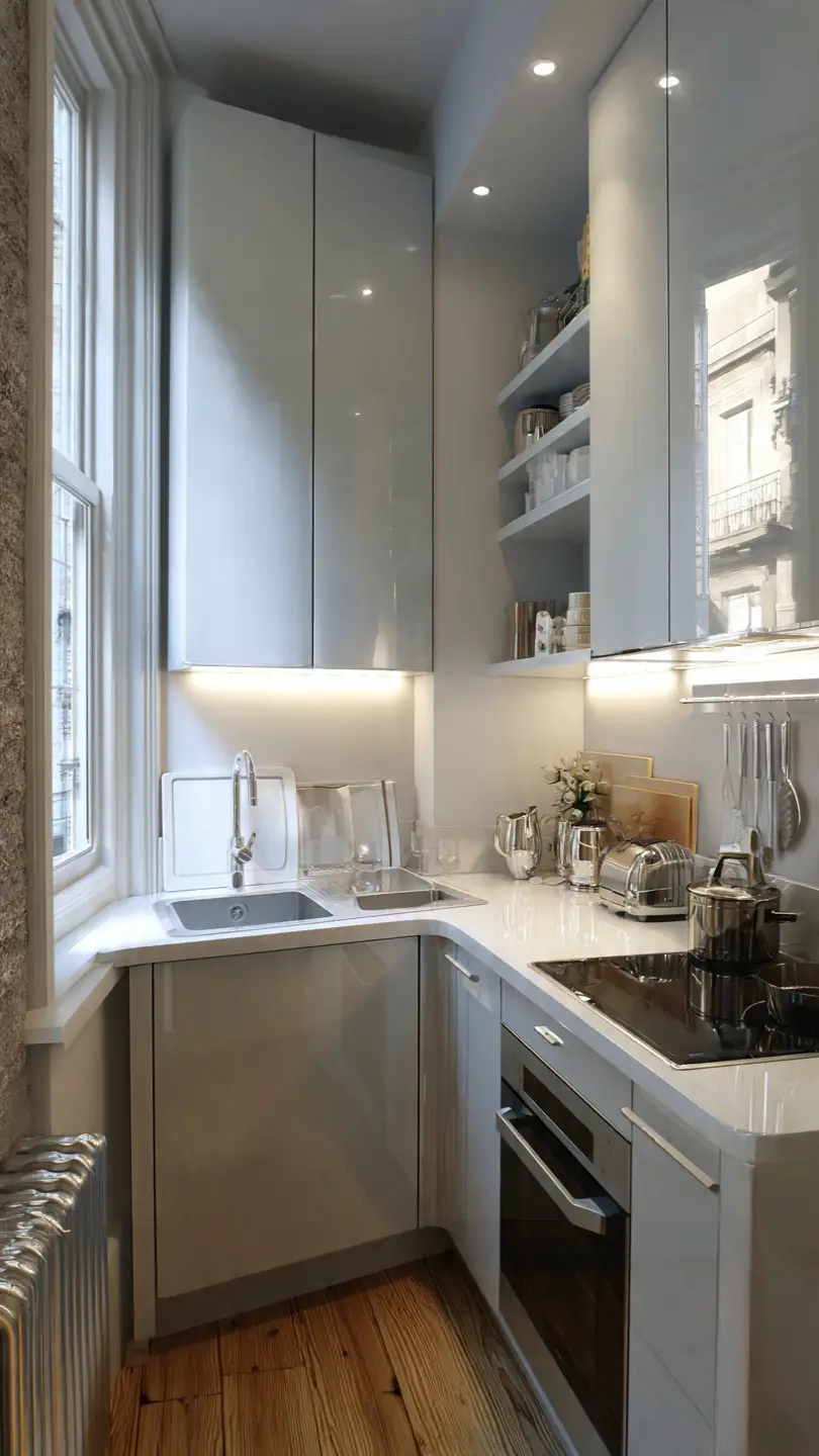 Small Corner Kitchen Sink Ideas for Compact Apartments