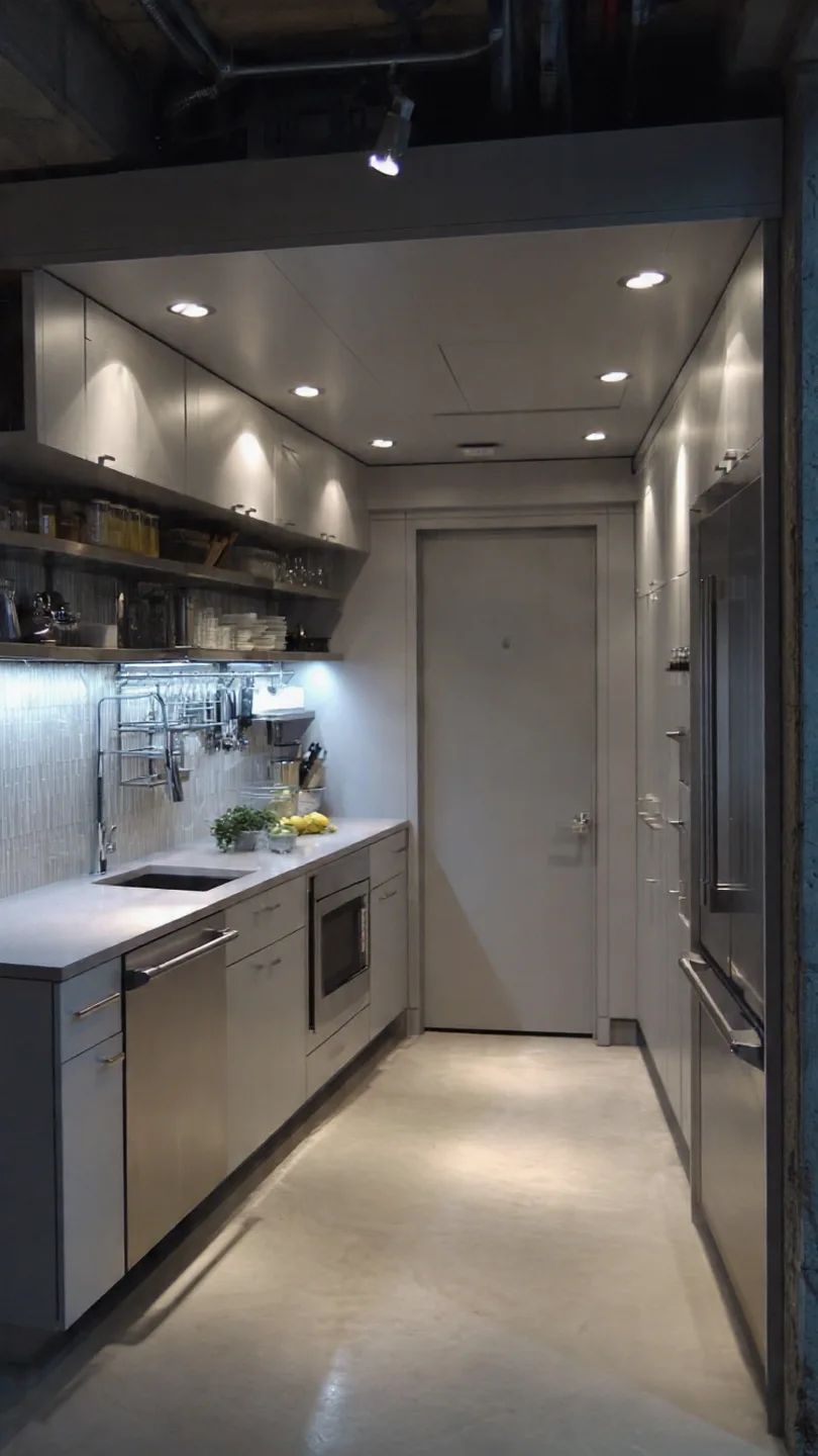 Smart storage optimization using vertical wall space