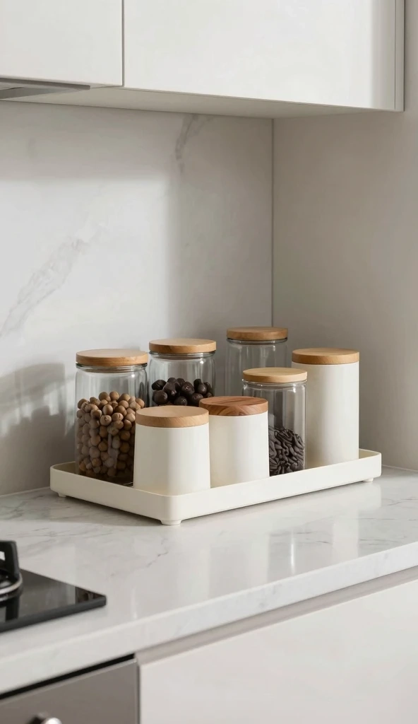 Storage-Integrated Kitchen Countertop Styling Solutions