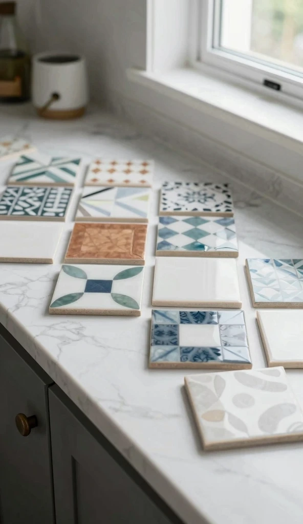 Tile Kitchen Countertops for Creative Customization