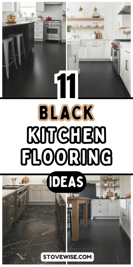 11 Black Kitchen Flooring Ideas