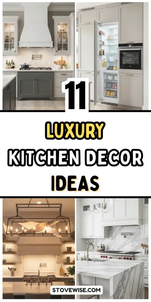 11 Luxury Kitchen Decor Ideas
