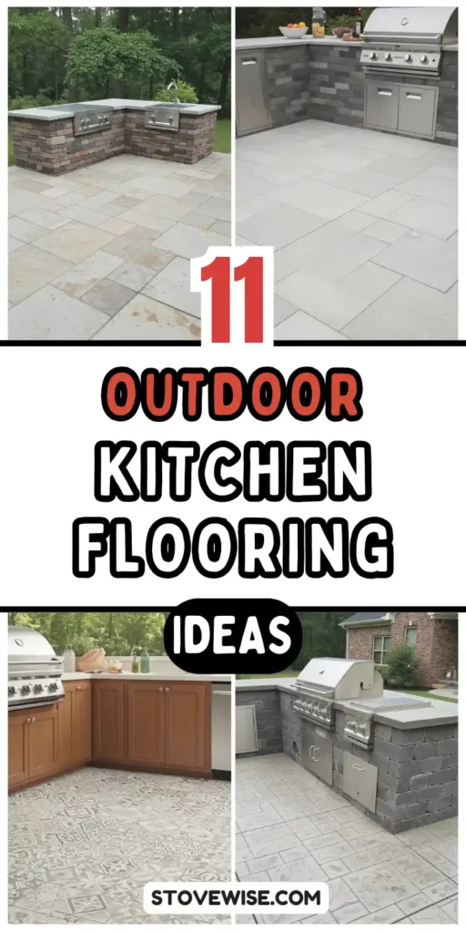 11 Outdoor Kitchen Flooring Ideas