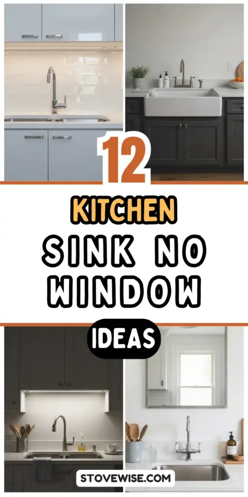12 Kitchen Sink No Window Ideas