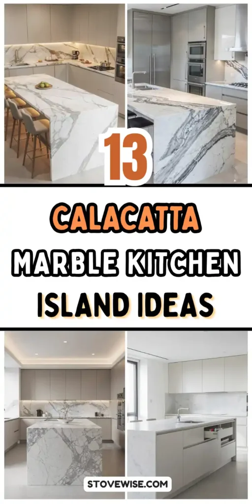 13 Calacatta Marble Kitchen Island