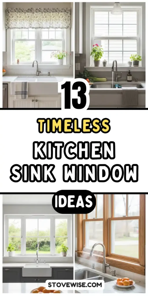 13 Kitchen Sink Window Ideas