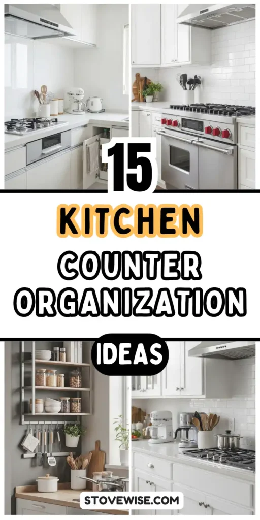 15 Kitchen Counter Organization Ideas