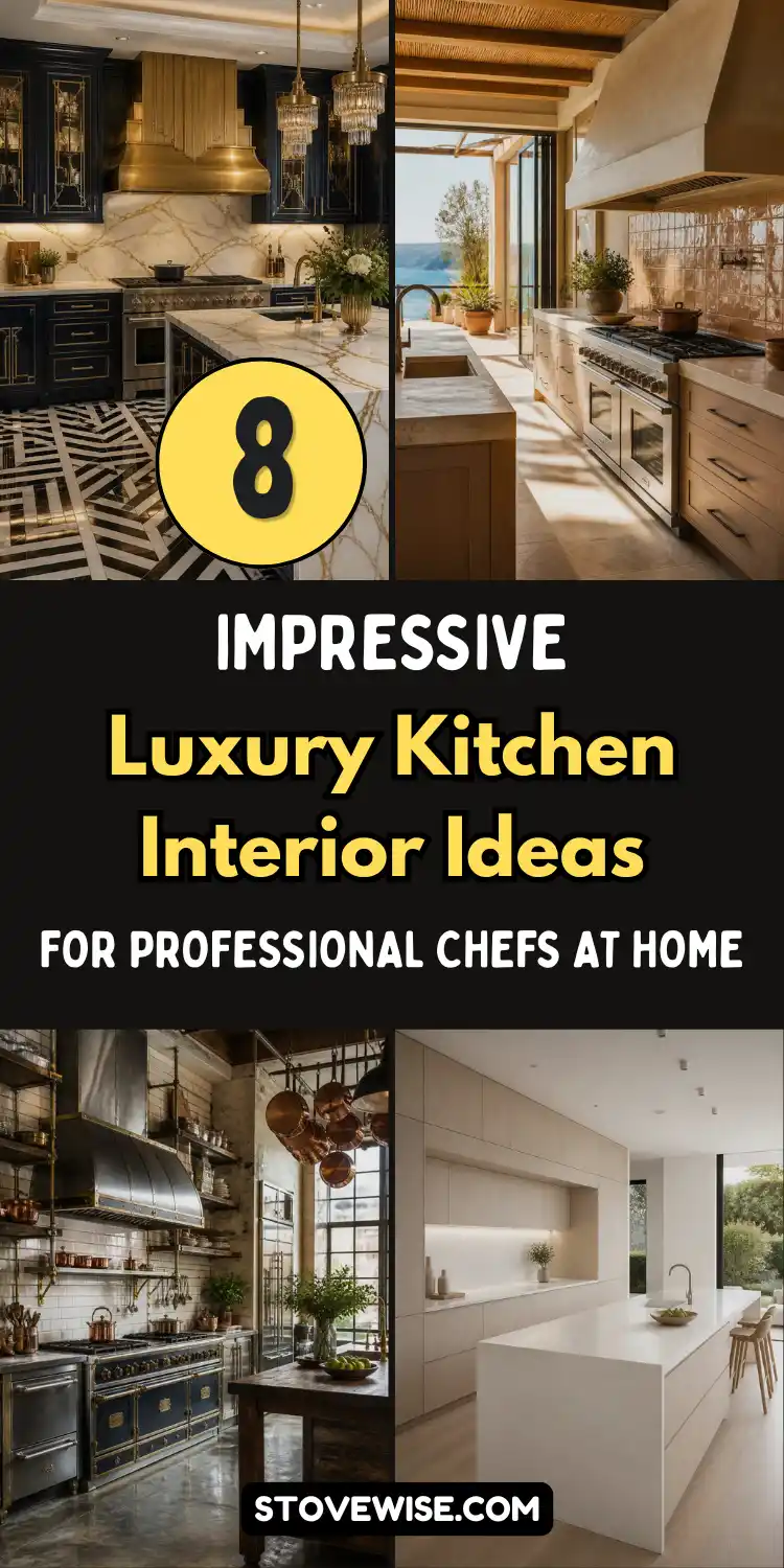 8 Impressive Luxury Kitchen Interior Ideas for Professional Chefs at Home