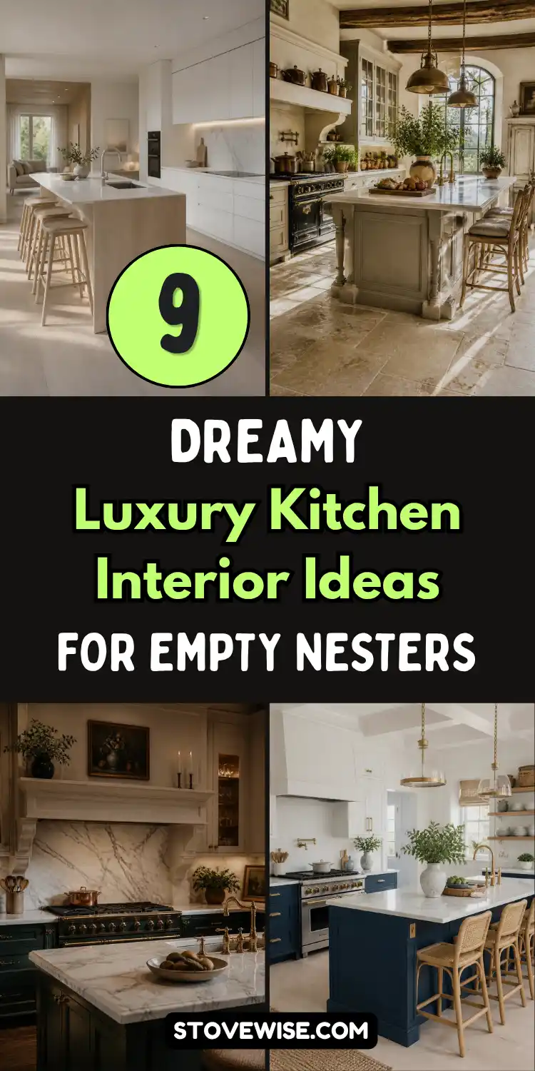 9 Dreamy Luxury Kitchen Interior Ideas for Empty Nesters