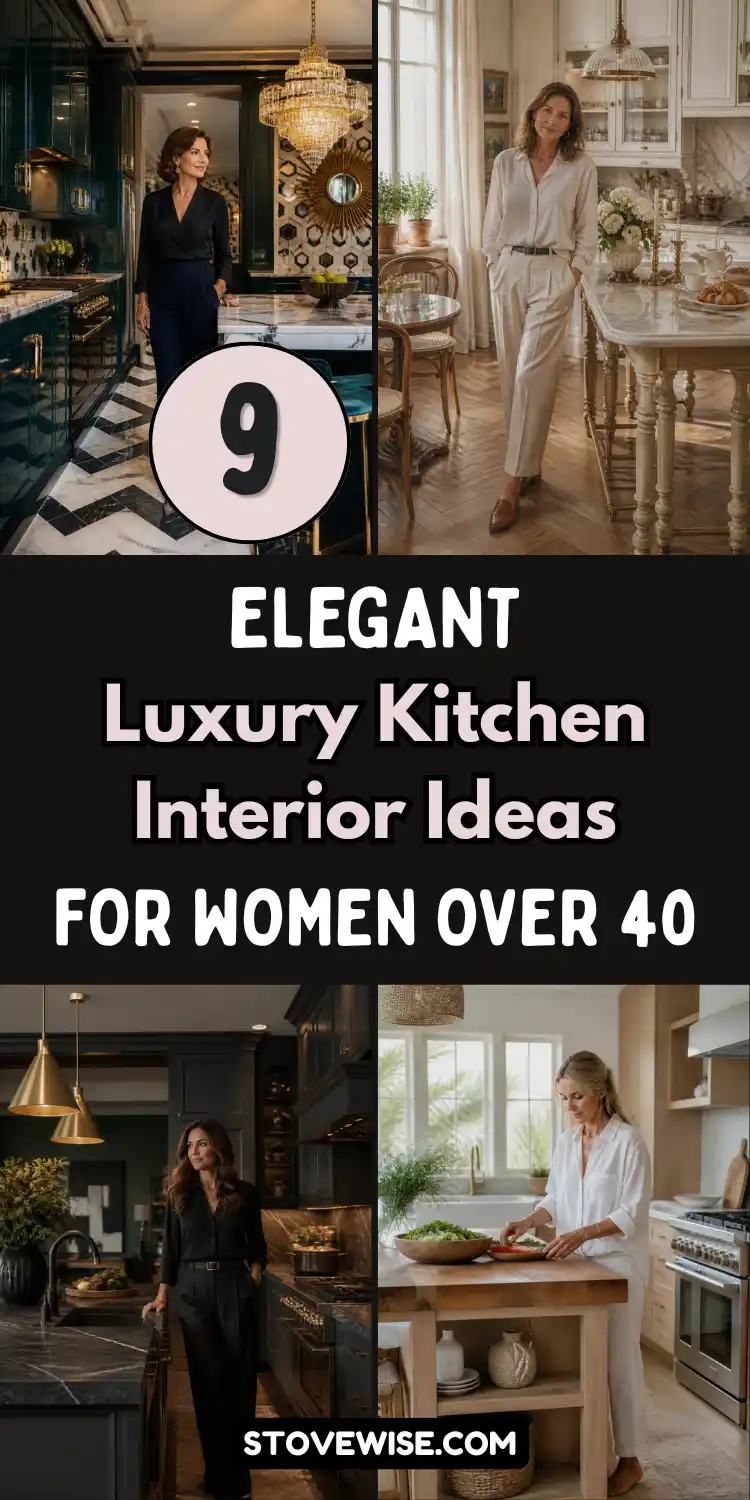 9 Elegant Luxury Kitchen Interior Ideas for Women Over 40