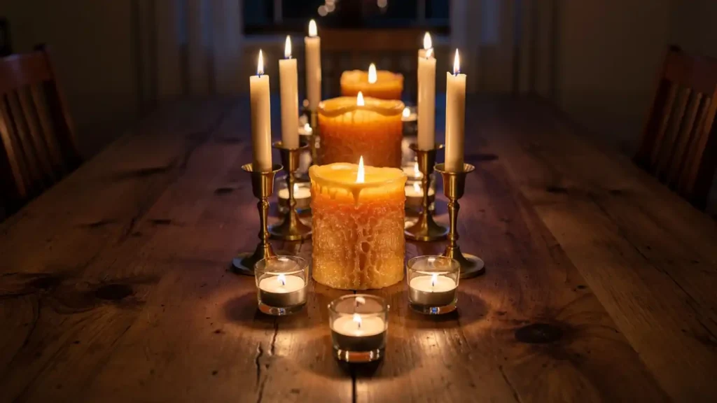 Candles for Dining Table Centerpiece
