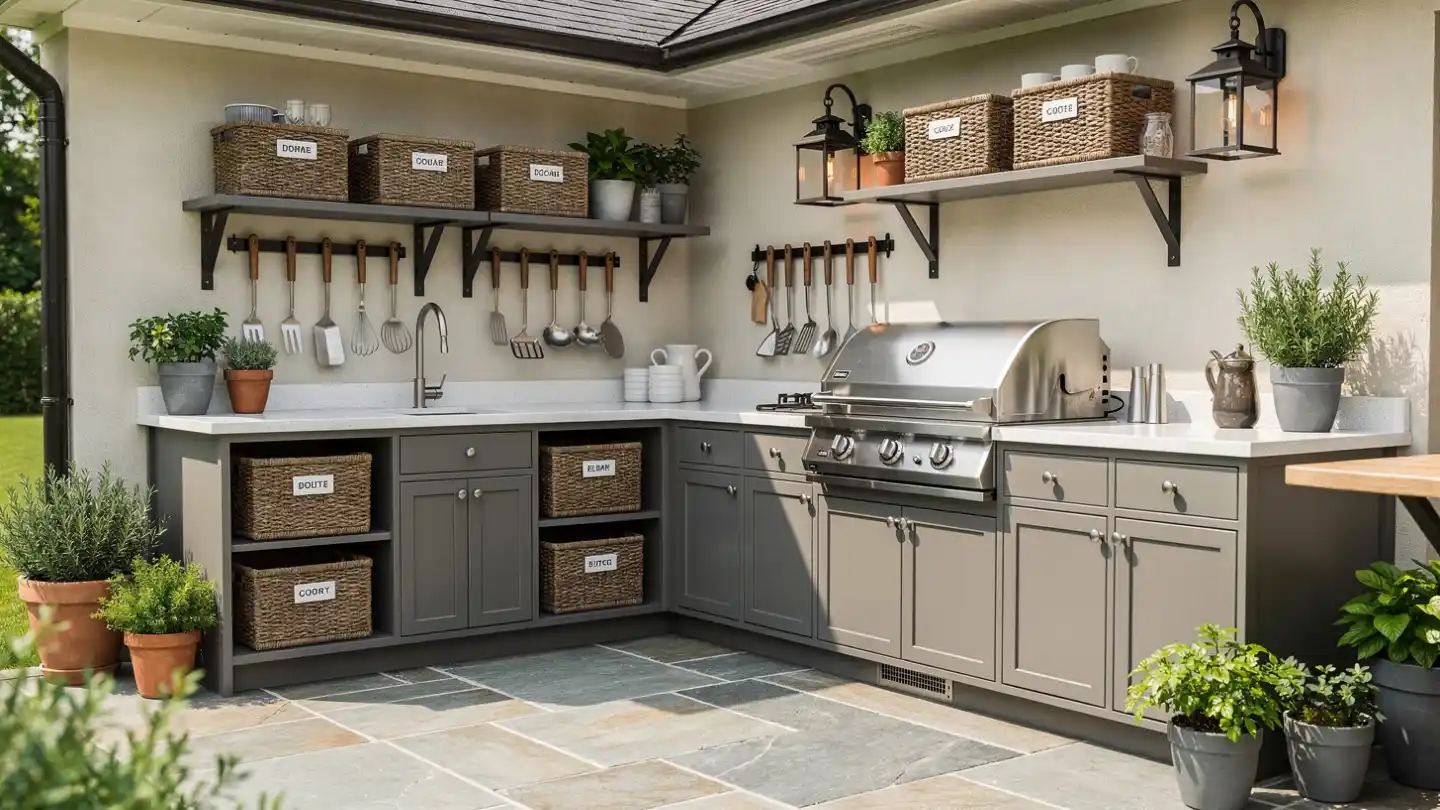 How to Organize an Outdoor Patio Kitchen