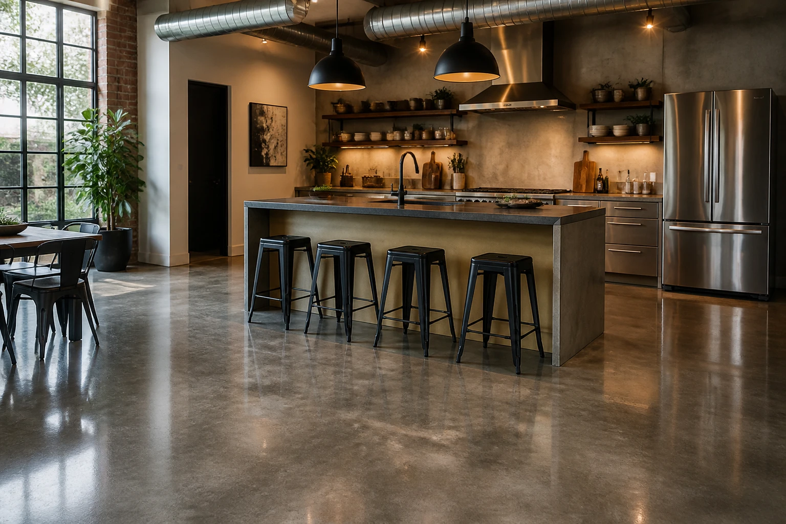 7 Industrial Modern Kitchen Flooring Ideas