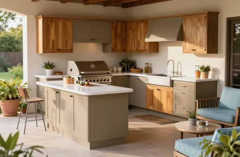 10 Outdoor Patio Kitchen Ideas for Seniors That Are Safe, Comfortable, and Beautiful