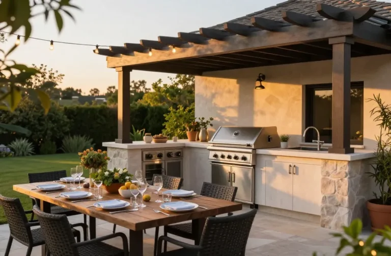 7 Outdoor Patio Kitchen Ideas for Summer Parties That Upgrade Your Backyard