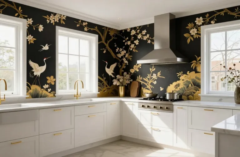 8 Luxury Kitchen Wallpaper Ideas