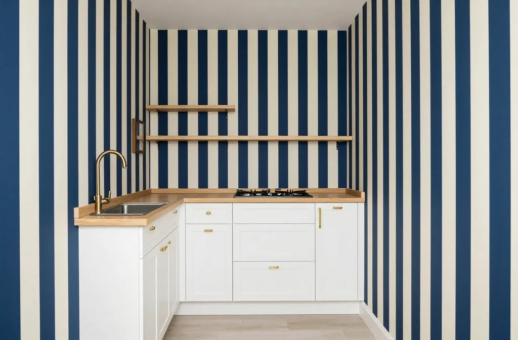 8 Kitchen Wallpaper Ideas for Galley Kitchens