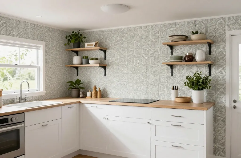 13 Kitchen Wallpaper Ideas for Mobile Homes