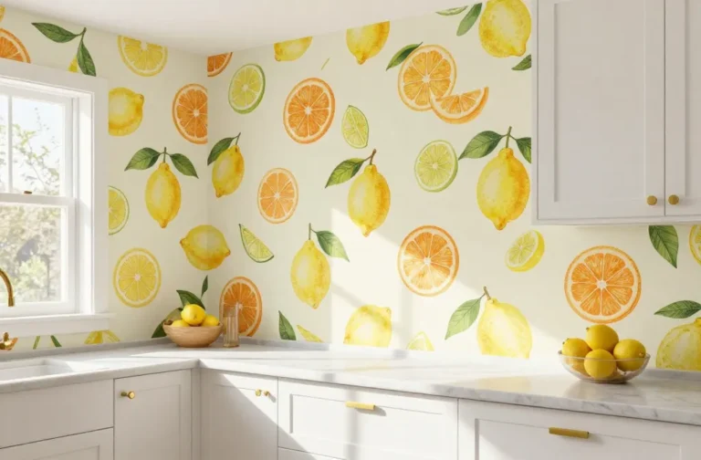 11 Kitchen Wallpaper Ideas for First Time Homeowners