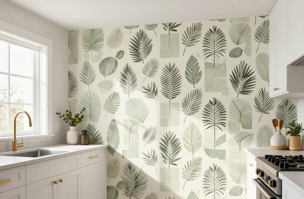 9 Kitchen Wallpaper Ideas for Renters That Won't Damage Your Walls